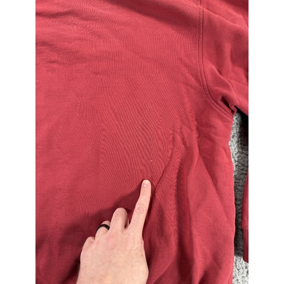 Vintage Nike Oklahoma Center Swoosh Hoodie Mens 2XL Red Spell Out Embroidered 3D - Picture 3 of 14